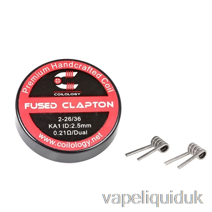 Coilology Performance Prebuilt Coils Fused Clapton - 0.21ohm KA1 Vape Juice